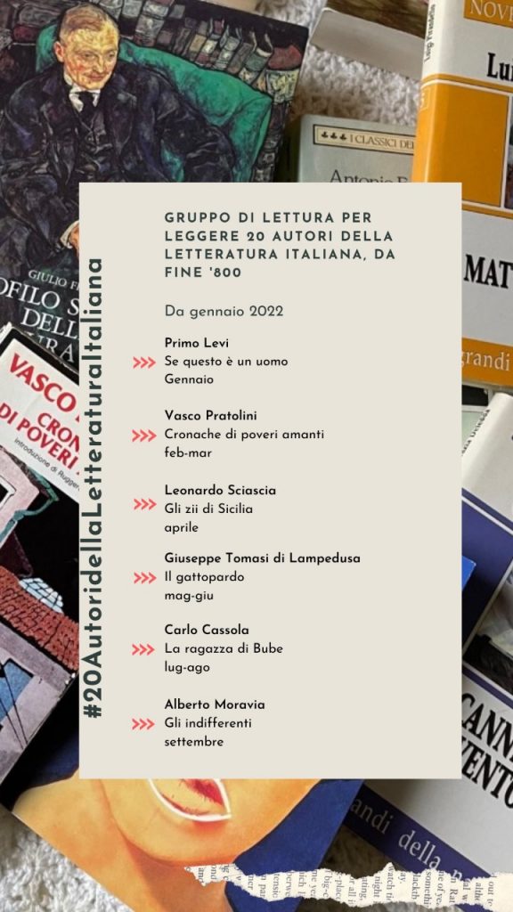 programma di lettura sulla letteratura italiana
